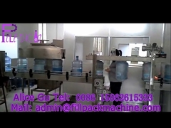 Máquina de engarrafamento de água de 5 galões com inserção de saco de elevação