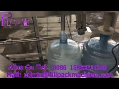 Enchedora de água para barris de 120BPH com cabeça de enchimento fixa e toda tubulação em SUS304