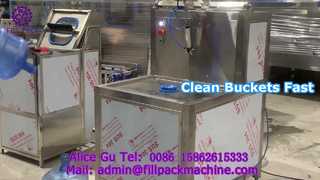 2112 L5 Ucrânia Semiautomático de estação única, balde de cinco galões, enxágue interno de alta pressão