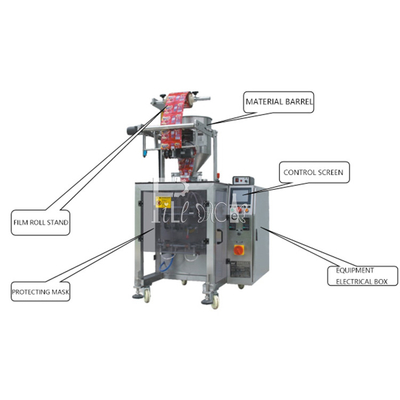 Linha automática de enchimento 3 lados da máquina de embalagem da selagem do malote do saquinho da pasta 1 fornecedor