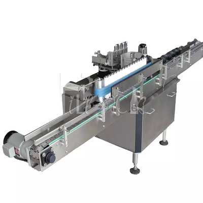 Círculo totalmente automático da máquina fria do Labeller da garrafa da colagem 3000BPH em linha reta horizontal fornecedor