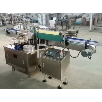 Círculo totalmente automático da máquina fria do Labeller da garrafa da colagem 3000BPH em linha reta horizontal fornecedor