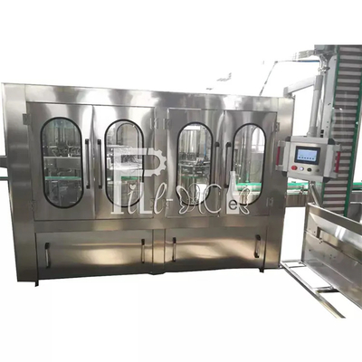 Linha de produção plástica tampar de enchimento de enxaguadela da água mineral da garrafa de 6000BPH 18-18-6 fornecedor