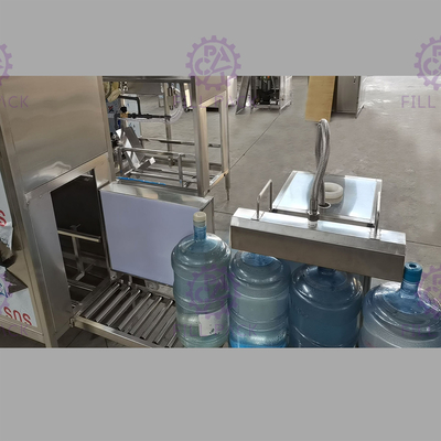 Linha de enchimento controle do galão 120BPH 5mm nivelado automático do PLC fornecedor