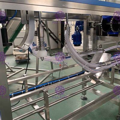 máquina de enchimento do galão do elevador do tampão 200bph automática fornecedor