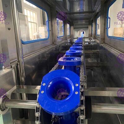 Linha engarrafada automática linha tampando de enchimento de lavagem do enchimento da água de 5 galões da máquina da cubeta fornecedor