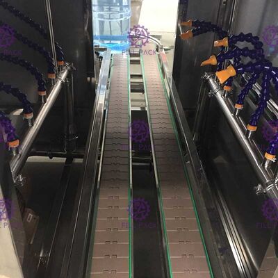 Os suportes de garrafa dobro alinham 300BPH máquina de enchimento de 3 galões fornecedor