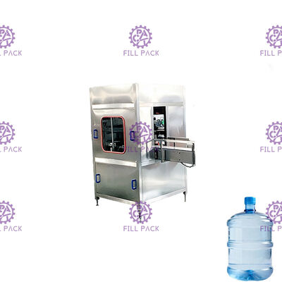 Estação de tratamento de água do galão da conexão de tubulação 300 BPH do SUS 304 fornecedor