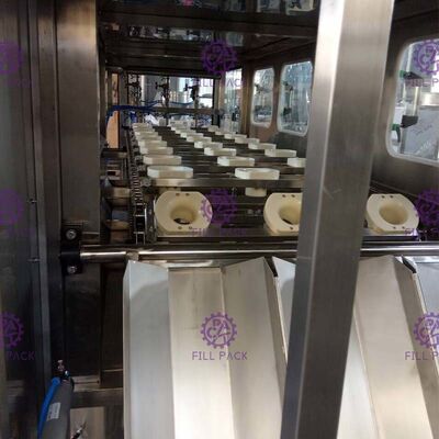 Garrafa automática completa conduzida elétrica de 450BPH 20L máquina de engarrafamento de 5 galões para a água mineral fornecedor