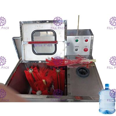 120BPH BS-1 Barril semiauto 5 galões Lavadora de garrafas com botão Scram fornecedor