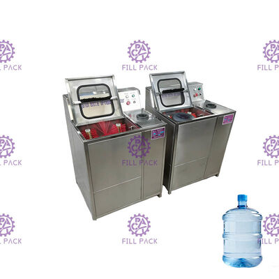 120BPH BS-1 Barril semiauto 5 galões Lavadora de garrafas com botão Scram fornecedor