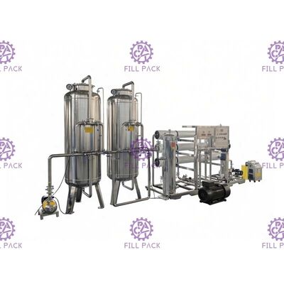 Auto válvula da operação Sus304 que bebe a máquina do tratamento da água do Ro 4000lph fornecedor