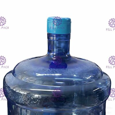 Um tampão de garrafa puro do galão do Pe da cubeta de água 55mm da parte com etiquetas personalizadas fornecedor