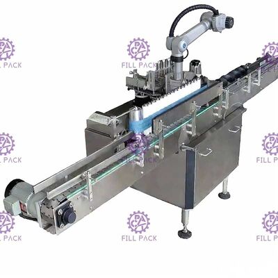 Círculo totalmente automático da máquina fria do Labeller da garrafa da colagem 3000BPH em linha reta horizontal fornecedor