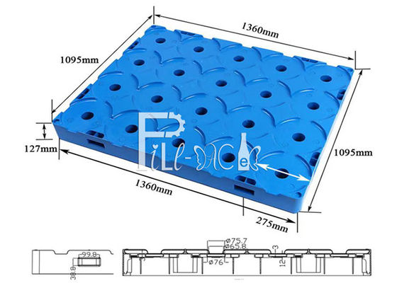 Materiais de consumo da estação de tratamento de água do galão das páletes da garrafa do HDPE fornecedor