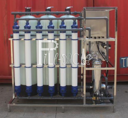 máquina do tratamento da água da osmose reversa de 1.0KW 2TPH fornecedor