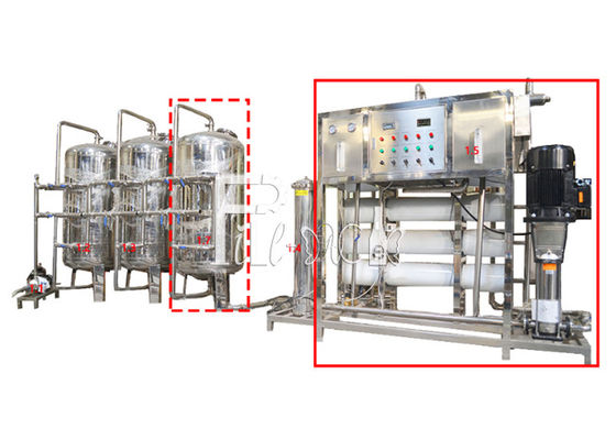 Máquina do tratamento da água da osmose reversa do engarrafamento 5TPH fornecedor
