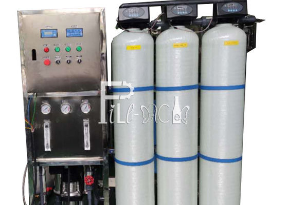 Máquina manual do tratamento da água da osmose reversa da válvula 500LPH fornecedor