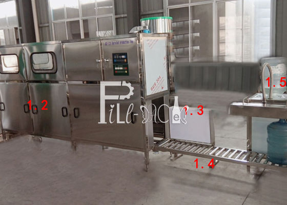 200BPH máquina de enchimento de 5 galões com arruela do abre-garrafas fornecedor