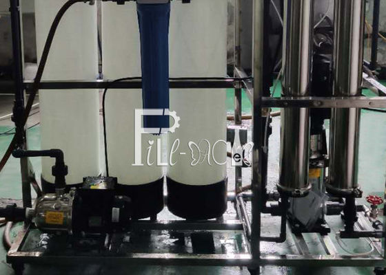 FRP filtra pre a máquina do tratamento da água da osmose reversa 500LPH fornecedor