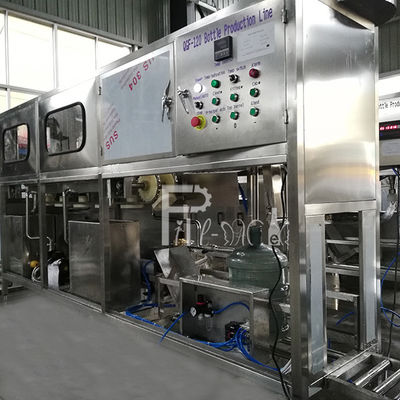 Linha de enchimento do galão sanitário de 18.9L Monoblock 120 BPH fornecedor