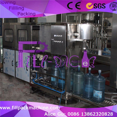 120bph PLC Sus304 equipamento de engarrafamento da água de 5 galões fornecedor