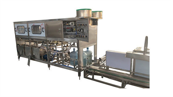 controle automático do Plc 100bph máquina de enchimento de 5 galões para a água potável fornecedor