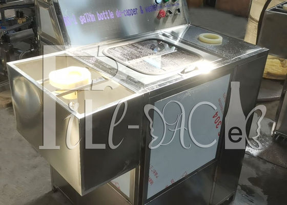 5 máquina de lavar semi automática da garrafa do galão 19liters 380V fornecedor