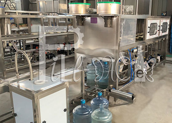 300bph máquina de enchimento da água do tambor do PLC do cilindro de 5 galões automática fornecedor