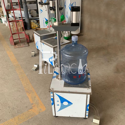 Máquina tampando da garrafa automática do animal de estimação do manual do Plc 450mm do galão fornecedor