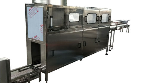 120bph máquina de engarrafamento da água 3/5 galões/20l com dispositivo de carregamento automático da cubeta fornecedor