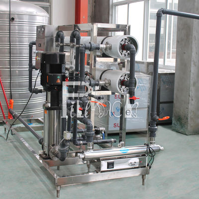 Auto válvula da operação Sus304 que bebe a máquina do tratamento da água do Ro 4000lph fornecedor