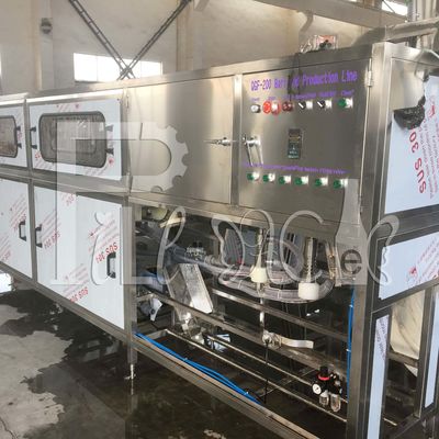 máquina de enchimento do galão do elevador do tampão 200bph automática fornecedor