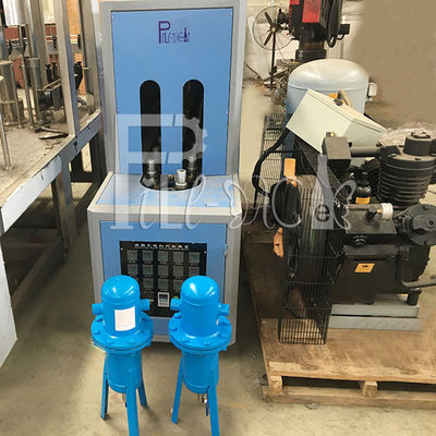 Garrafa plástica do ANIMAL DE ESTIMAÇÃO semi automático 5 galões máquina de molde do sopro de 20 litros com punho fornecedor