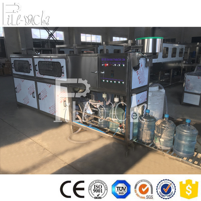 Linha automática da máquina de enchimento de 5 galões 200BPH com elevador do tampão fornecedor