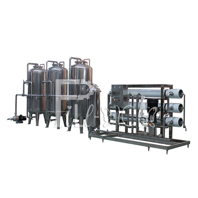 Sistema da máquina do tratamento do purificador da osmose reversa do RO 6000LPH fornecedor