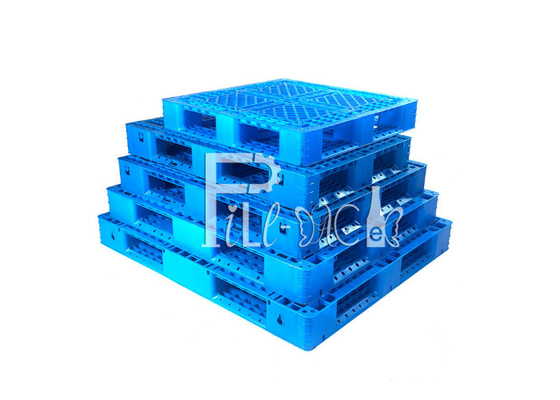Água do galão do HDPE dobro dos lados a grande reciclou reversível empilhável das páletes plásticas fornecedor
