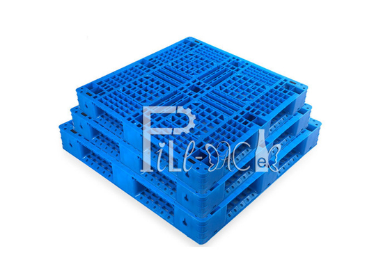 Água do galão do HDPE dobro dos lados a grande reciclou reversível empilhável das páletes plásticas fornecedor