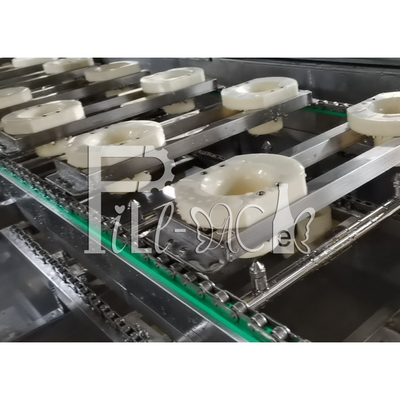 300BPH 18.9l controle do PLC da máquina de enchimento da água de 5 galões com tela táctil fornecedor