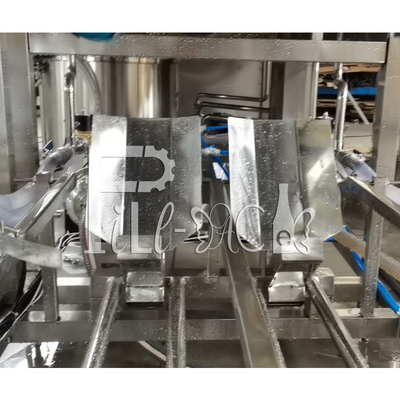 300BPH 18.9l controle do PLC da máquina de enchimento da água de 5 galões com tela táctil fornecedor