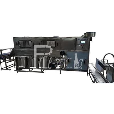 300BPH 18.9l controle do PLC da máquina de enchimento da água de 5 galões com tela táctil fornecedor