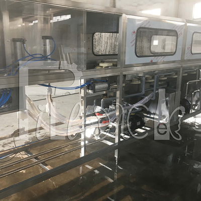 Linha engarrafada automática linha tampando de enchimento de lavagem do enchimento da água de 5 galões da máquina da cubeta fornecedor