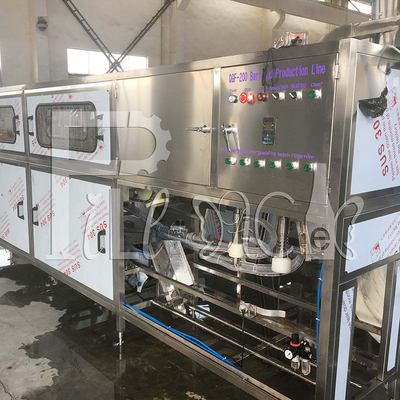 Linha engarrafada automática linha tampando de enchimento de lavagem do enchimento da água de 5 galões da máquina da cubeta fornecedor