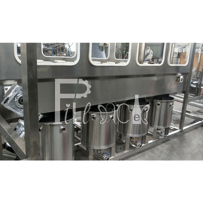 Tampar de enchimento de lavagem engarrafado automático da água pura da máquina de enchimento do galão 450BPH fornecedor