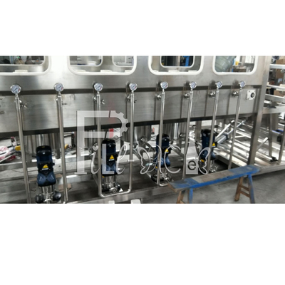 Tampar de enchimento de lavagem engarrafado automático da água pura da máquina de enchimento do galão 450BPH fornecedor