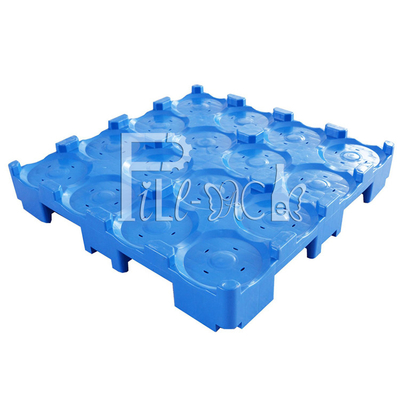 5 pálete plástica do armazenamento da garrafa de água da pálete da garrafa de água do galão 18.9L fornecedor