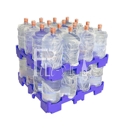 5 pálete plástica do armazenamento da garrafa de água da pálete da garrafa de água do galão 18.9L fornecedor