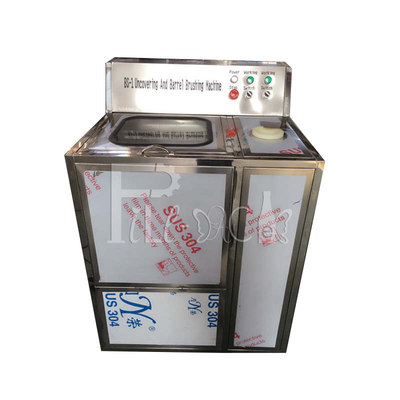 Estação semi auto de alimentação manual da arruela de Rinser da garrafa de 5 galões única com SUS304 completo fornecedor