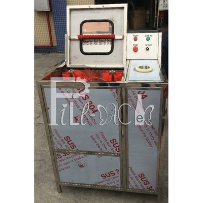 Estação semi auto de alimentação manual da arruela de Rinser da garrafa de 5 galões única com SUS304 completo fornecedor