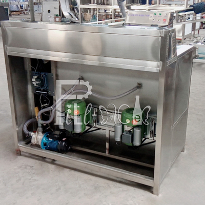 Máquina semi auto da arruela da escova do abre-garrafas do tambor de 5 galões com estação dobro fornecedor